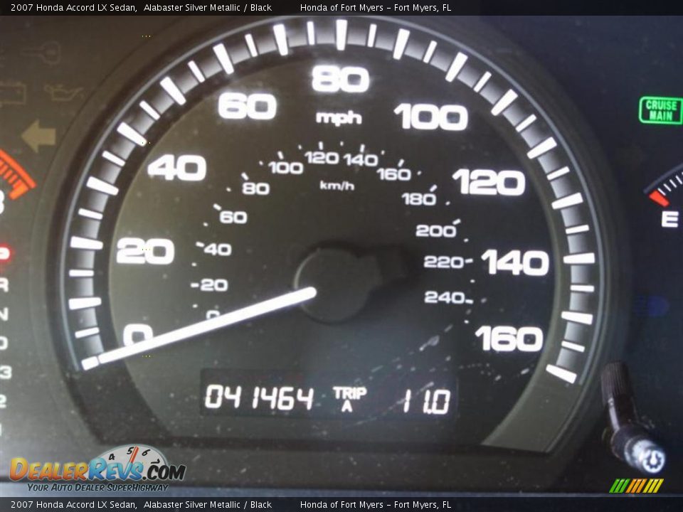 2007 Honda Accord LX Sedan Alabaster Silver Metallic / Black Photo #18