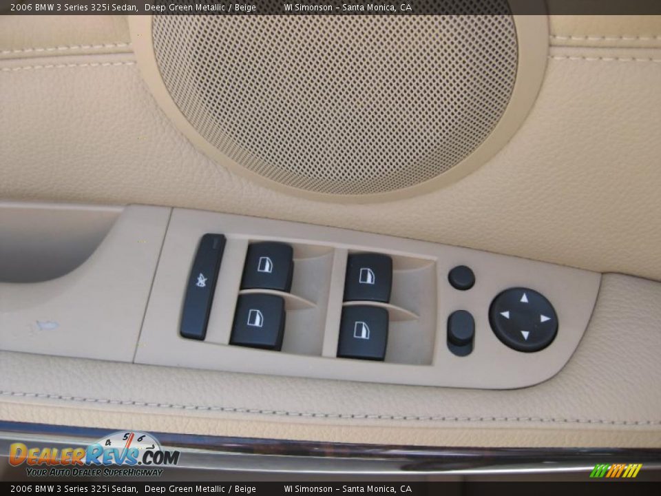 2006 BMW 3 Series 325i Sedan Deep Green Metallic / Beige Photo #9