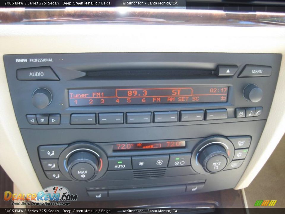 2006 BMW 3 Series 325i Sedan Deep Green Metallic / Beige Photo #12