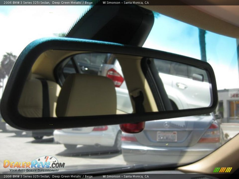 2006 BMW 3 Series 325i Sedan Deep Green Metallic / Beige Photo #16