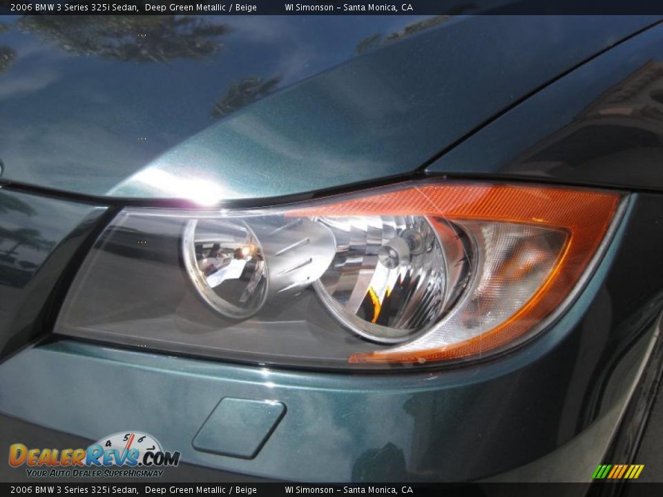 2006 BMW 3 Series 325i Sedan Deep Green Metallic / Beige Photo #31