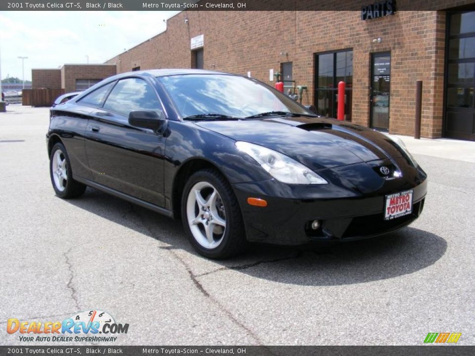 2001 Toyota Celica GT-S Black / Black Photo #1