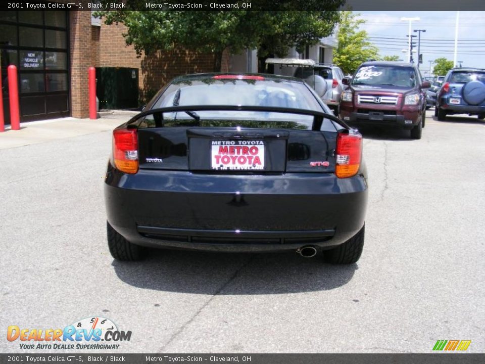 2001 Toyota Celica GT-S Black / Black Photo #4