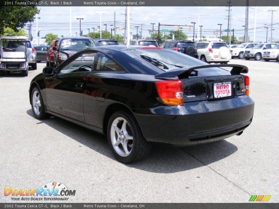 2001 Toyota Celica GT-S Black / Black Photo #5