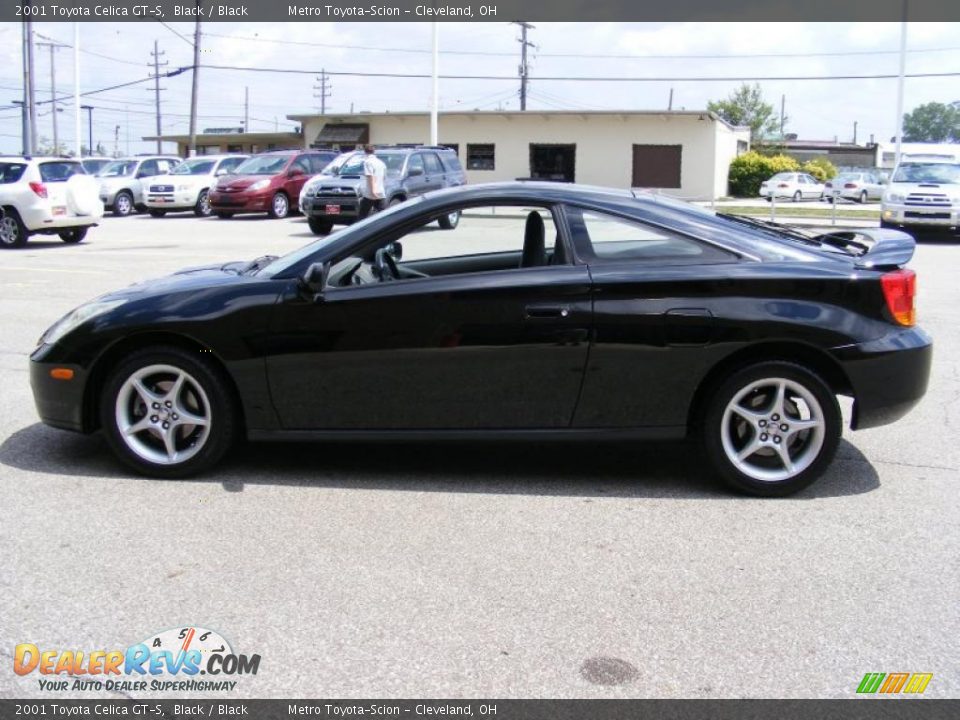 2001 Toyota Celica GT-S Black / Black Photo #6