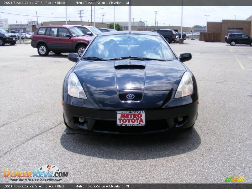 2001 Toyota Celica GT-S Black / Black Photo #8