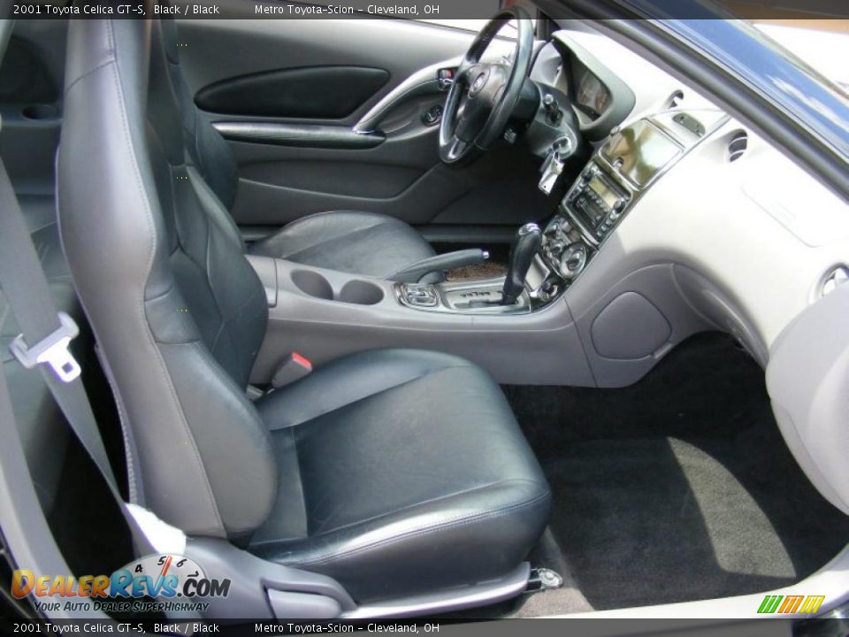 2001 Toyota Celica GT-S Black / Black Photo #13