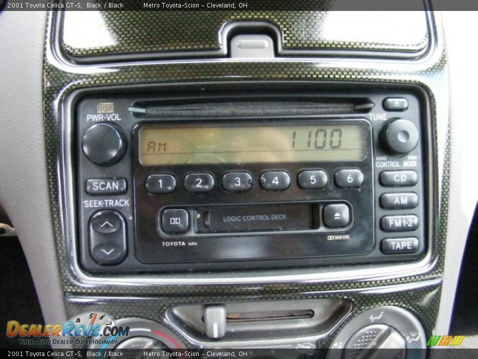 2001 Toyota Celica GT-S Black / Black Photo #20