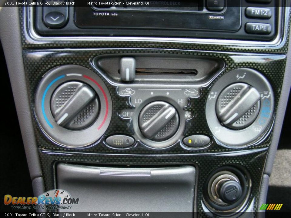 2001 Toyota Celica GT-S Black / Black Photo #21