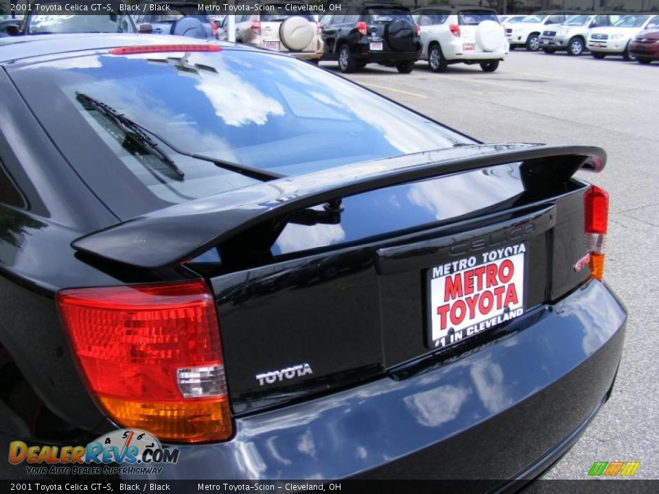 2001 Toyota Celica GT-S Black / Black Photo #26