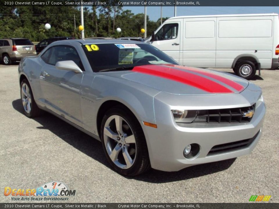 2010 Chevrolet Camaro LT Coupe Silver Ice Metallic / Black Photo #10