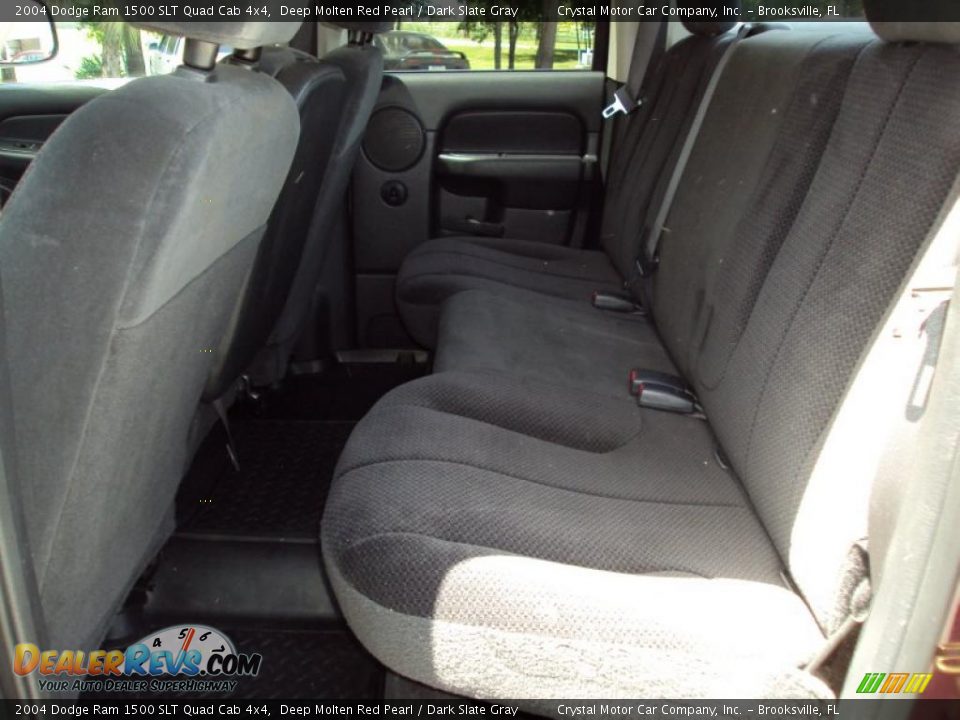 2004 Dodge Ram 1500 SLT Quad Cab 4x4 Deep Molten Red Pearl / Dark Slate Gray Photo #5