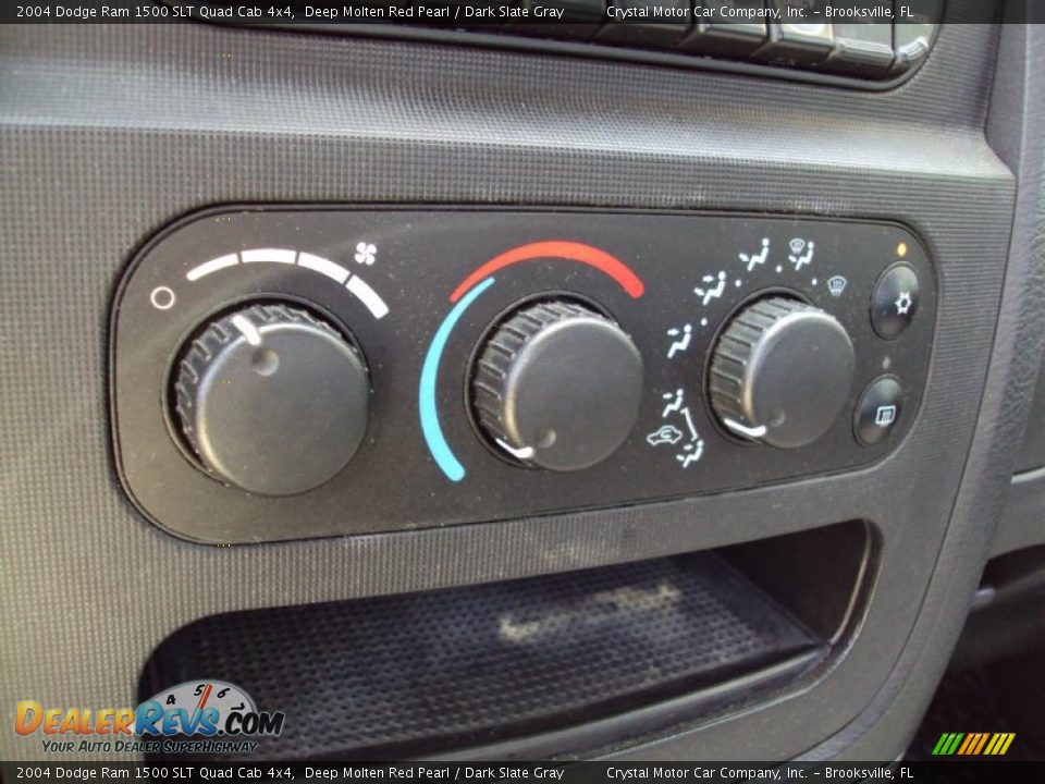 2004 Dodge Ram 1500 SLT Quad Cab 4x4 Deep Molten Red Pearl / Dark Slate Gray Photo #20