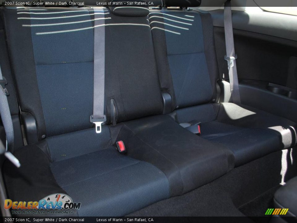 2007 Scion tC Super White / Dark Charcoal Photo #9