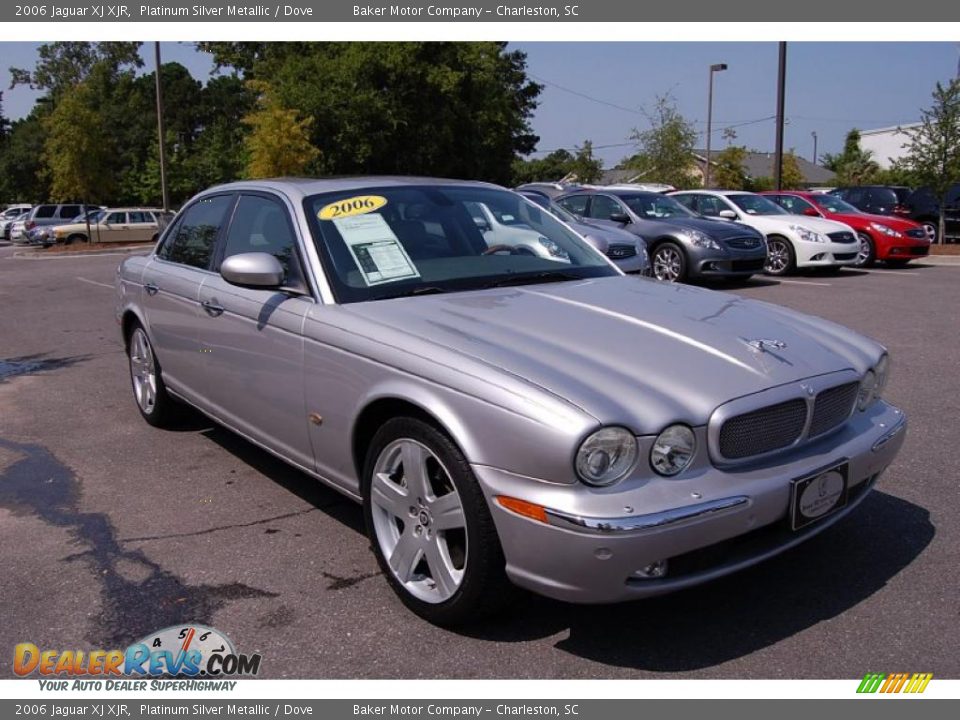 2006 Jaguar XJ XJR Platinum Silver Metallic / Dove Photo #1