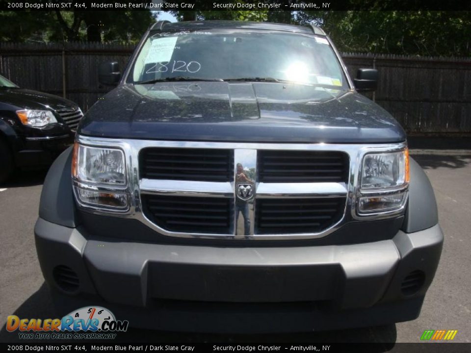 2008 Dodge Nitro SXT 4x4 Modern Blue Pearl / Dark Slate Gray Photo #2