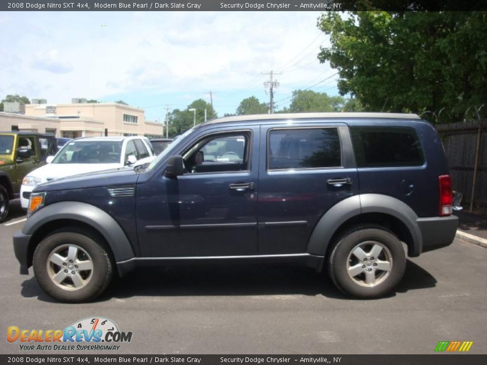 2008 Dodge Nitro SXT 4x4 Modern Blue Pearl / Dark Slate Gray Photo #3