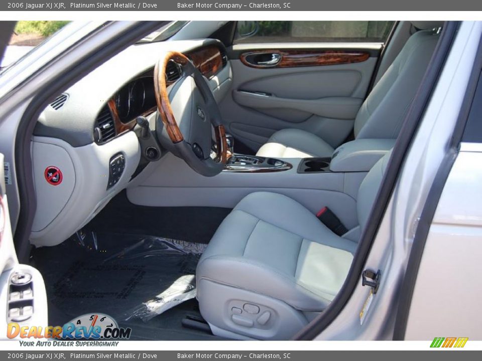 2006 Jaguar XJ XJR Platinum Silver Metallic / Dove Photo #5