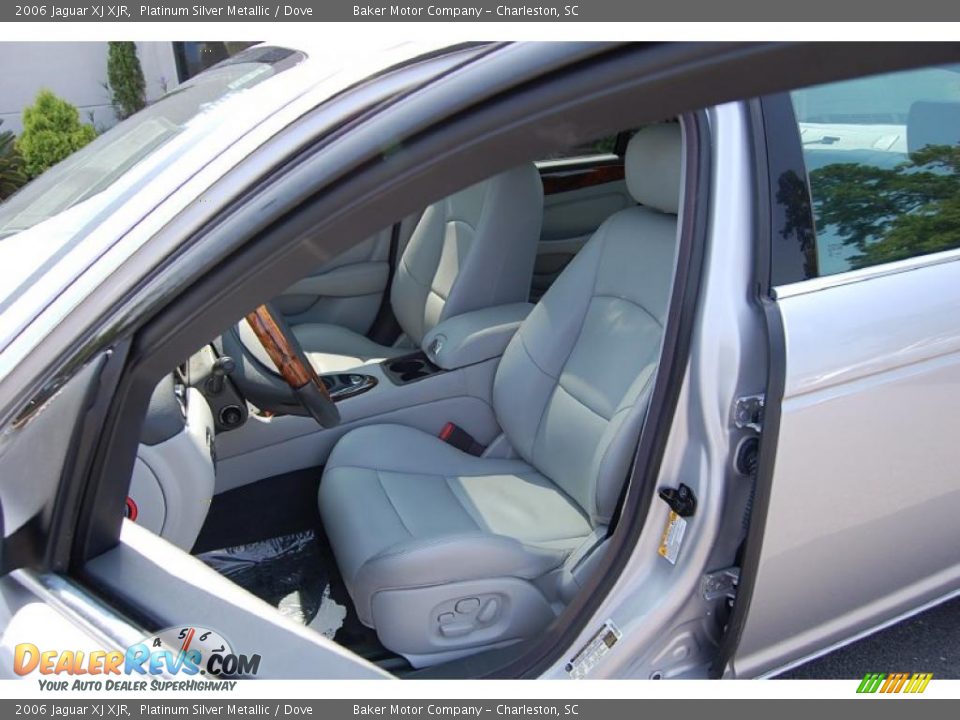 2006 Jaguar XJ XJR Platinum Silver Metallic / Dove Photo #6
