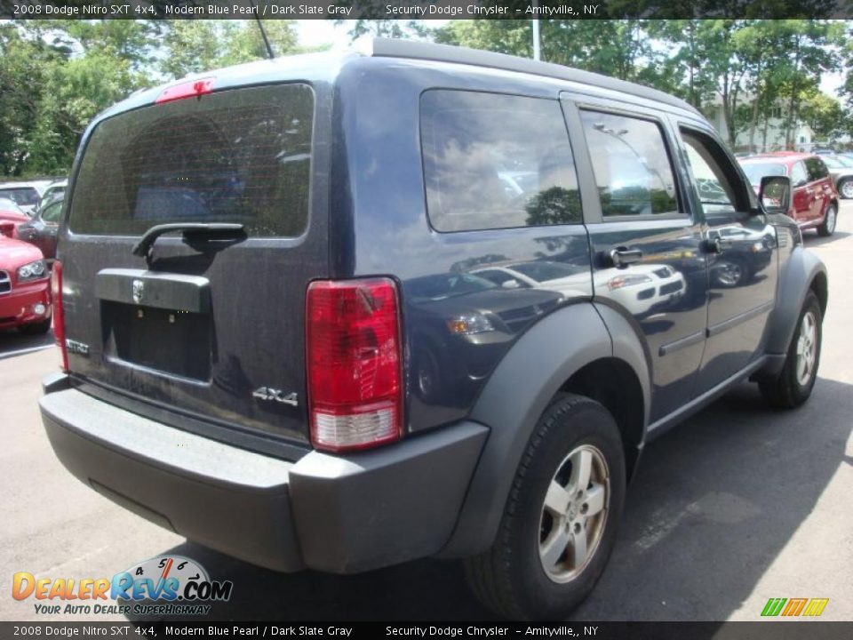 2008 Dodge Nitro SXT 4x4 Modern Blue Pearl / Dark Slate Gray Photo #6