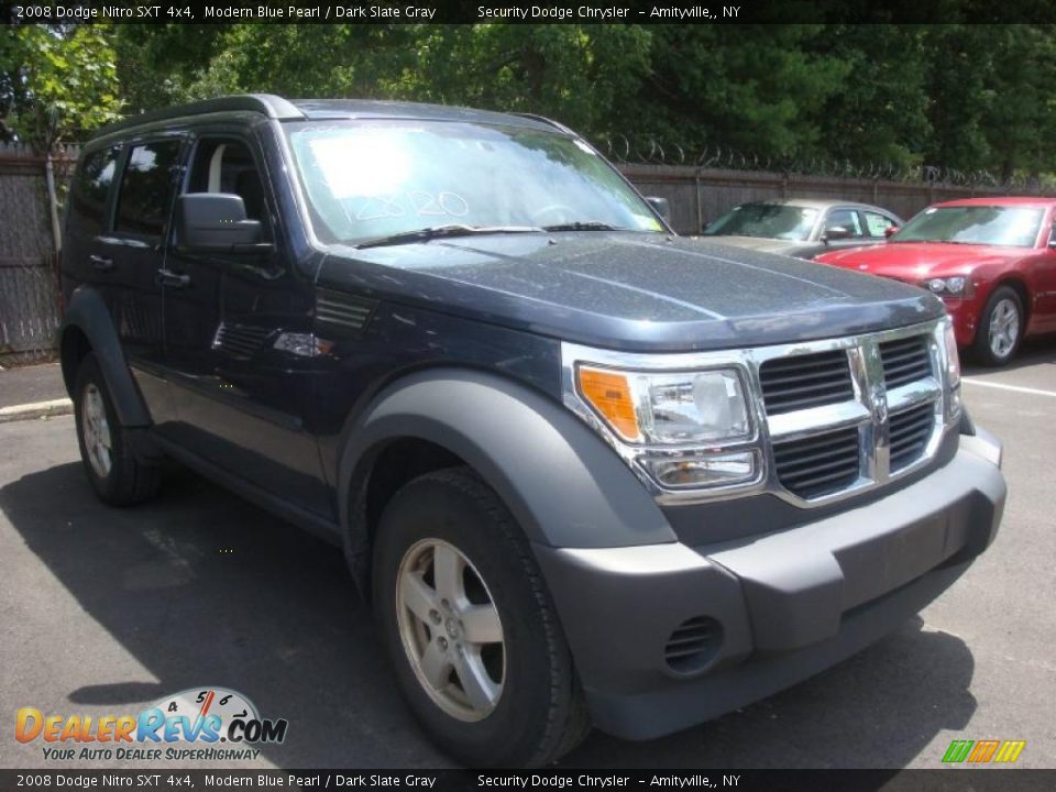 2008 Dodge Nitro SXT 4x4 Modern Blue Pearl / Dark Slate Gray Photo #7