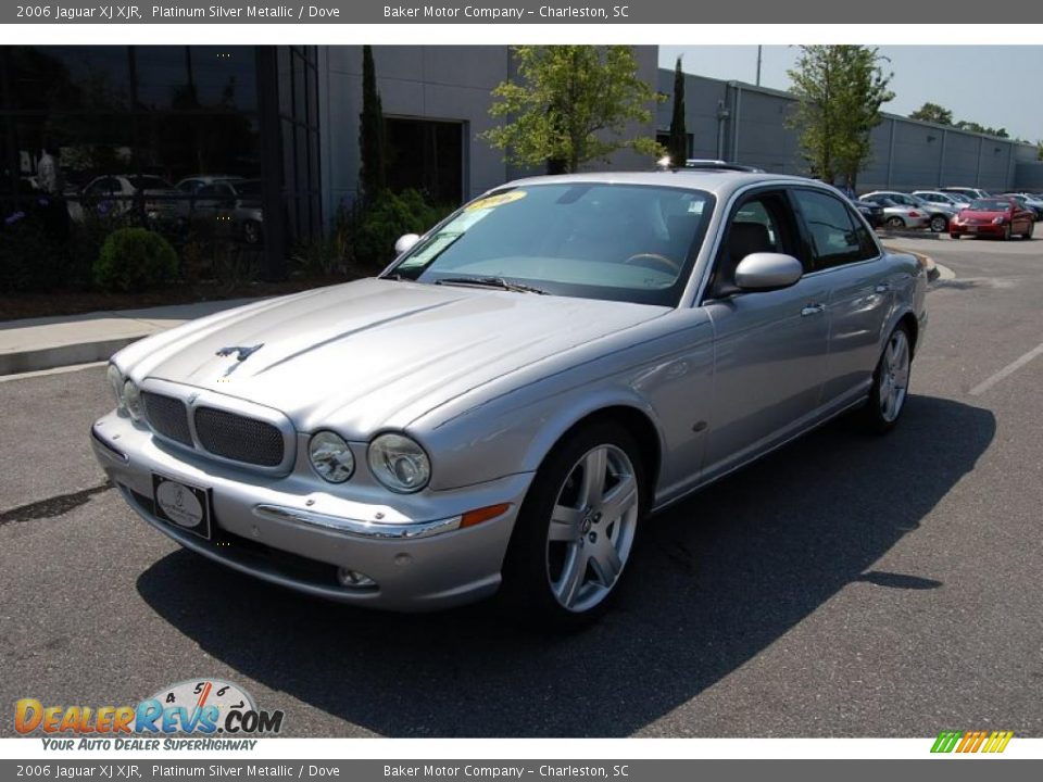 2006 Jaguar XJ XJR Platinum Silver Metallic / Dove Photo #13
