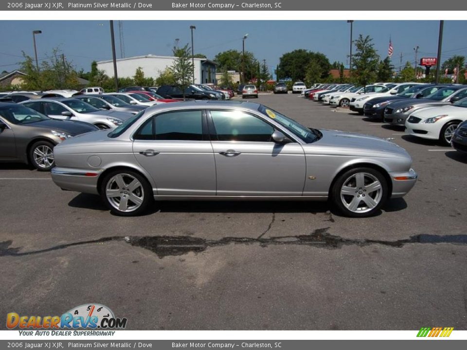2006 Jaguar XJ XJR Platinum Silver Metallic / Dove Photo #15
