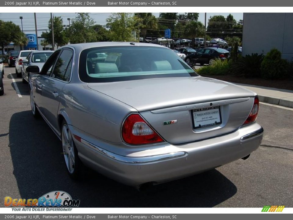 2006 Jaguar XJ XJR Platinum Silver Metallic / Dove Photo #18