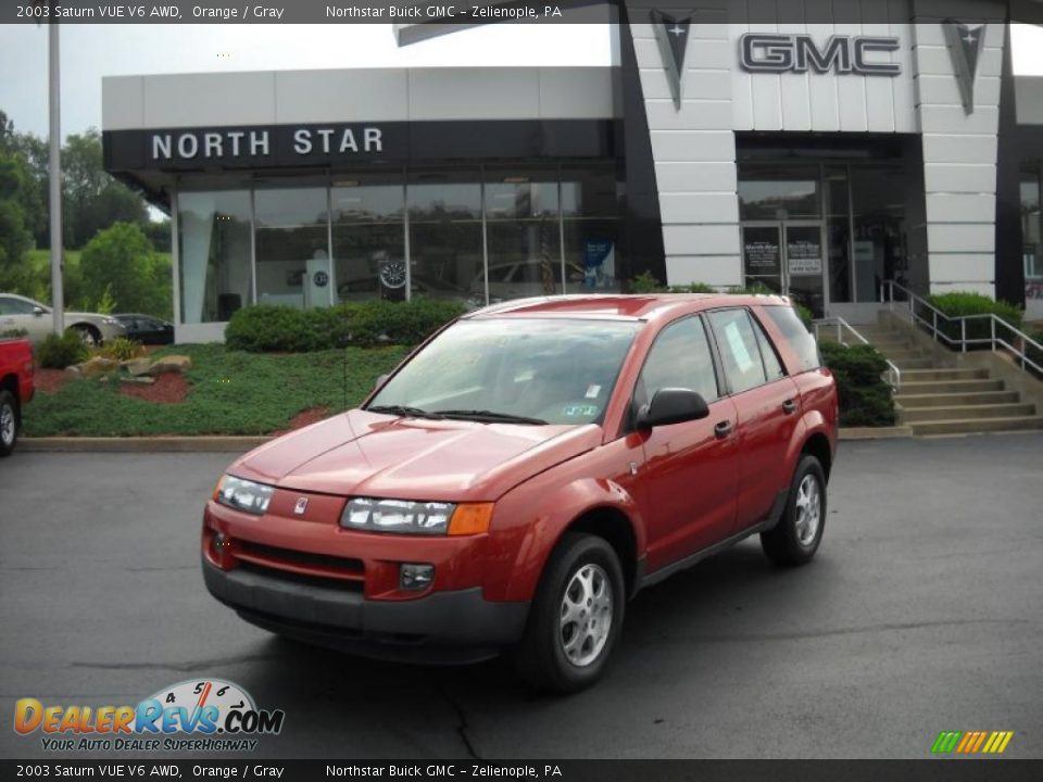 2003 Saturn VUE V6 AWD Orange / Gray Photo #1