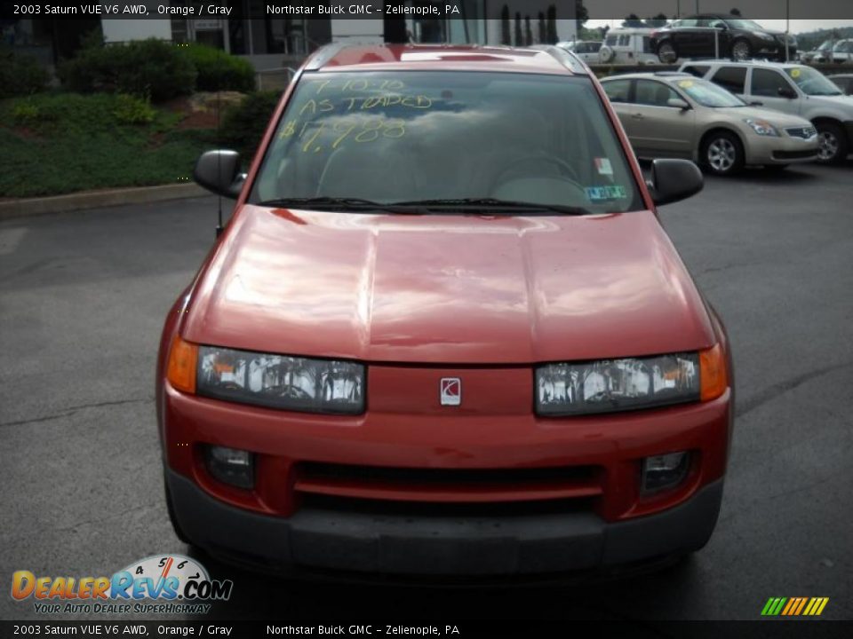 2003 Saturn VUE V6 AWD Orange / Gray Photo #2