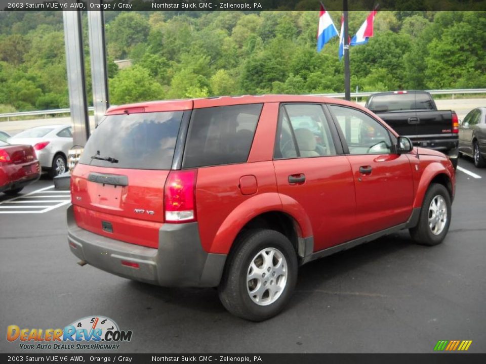 2003 Saturn VUE V6 AWD Orange / Gray Photo #5