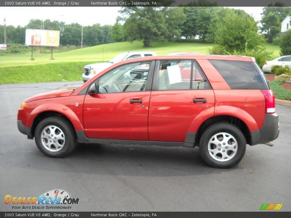 2003 Saturn VUE V6 AWD Orange / Gray Photo #8