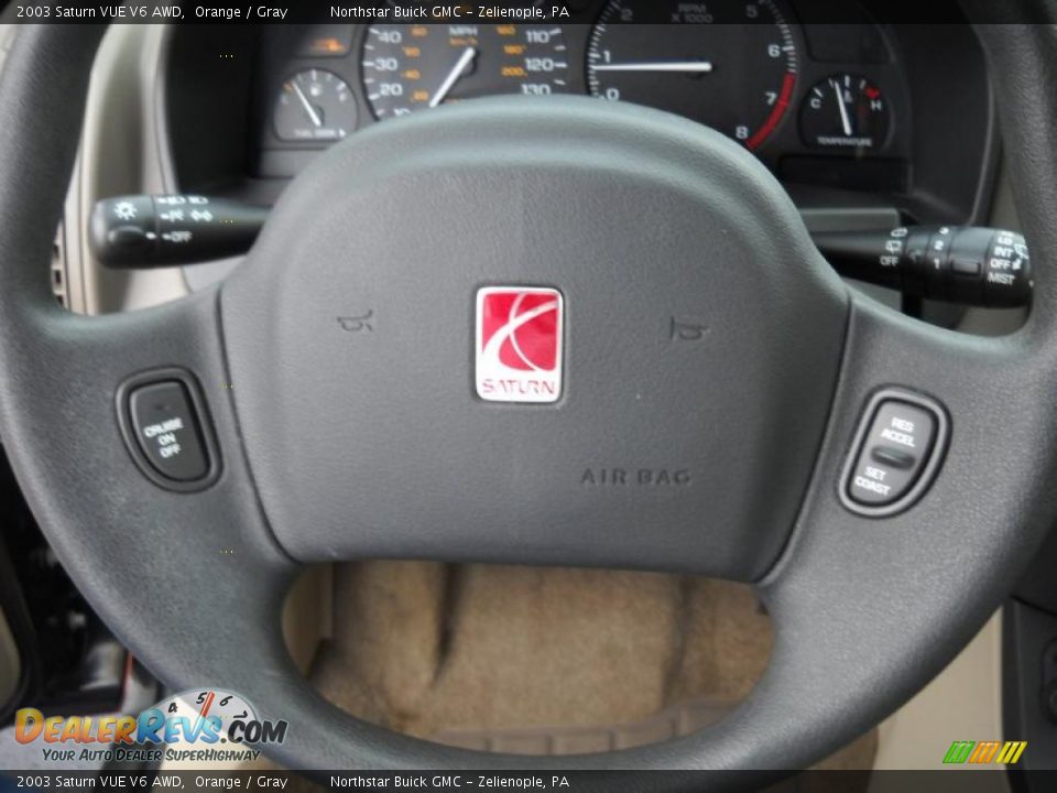 2003 Saturn VUE V6 AWD Orange / Gray Photo #19