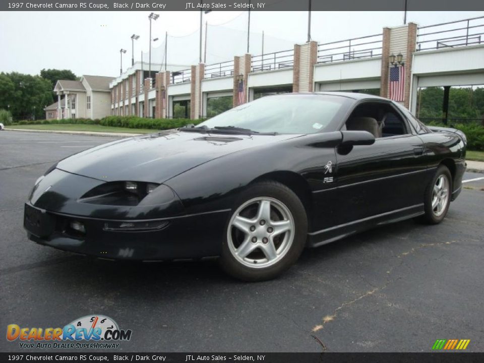 1997 Chevrolet Camaro RS Coupe Black / Dark Grey Photo #1