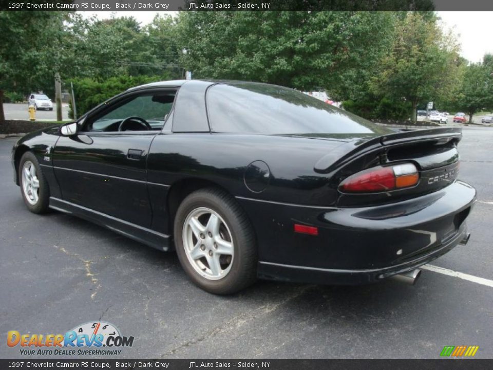 1997 Chevrolet Camaro RS Coupe Black / Dark Grey Photo #4