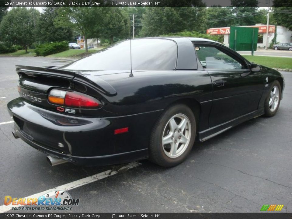1997 Chevrolet Camaro RS Coupe Black / Dark Grey Photo #6