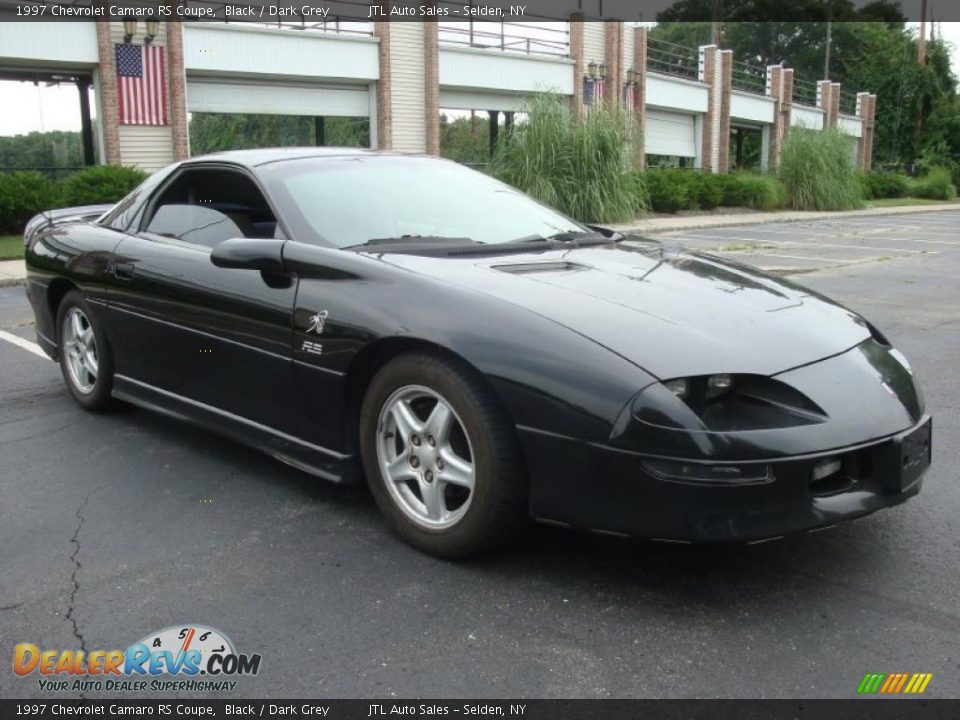1997 Chevrolet Camaro RS Coupe Black / Dark Grey Photo #8