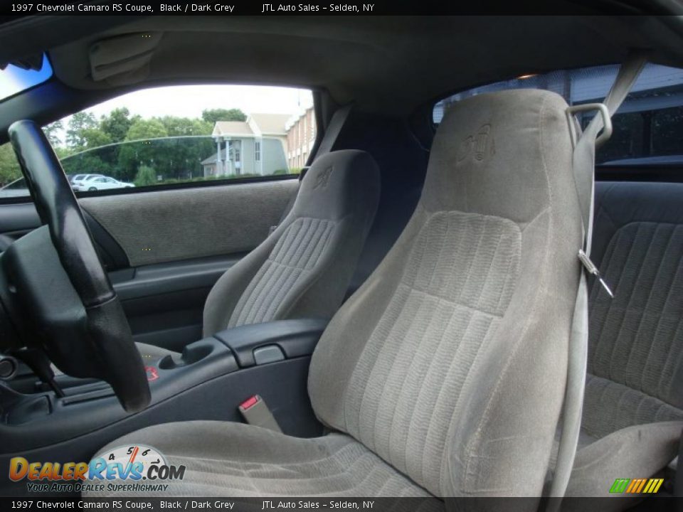1997 Chevrolet Camaro RS Coupe Black / Dark Grey Photo #10