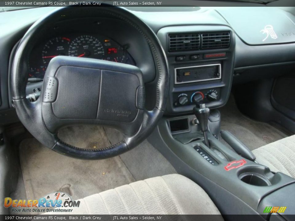 1997 Chevrolet Camaro RS Coupe Black / Dark Grey Photo #12