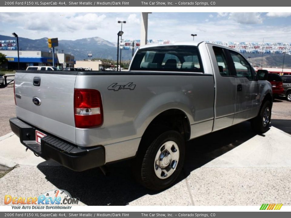 2006 Ford F150 Xl Supercab 4x4 Silver Metallic   Medium Dark Flint 