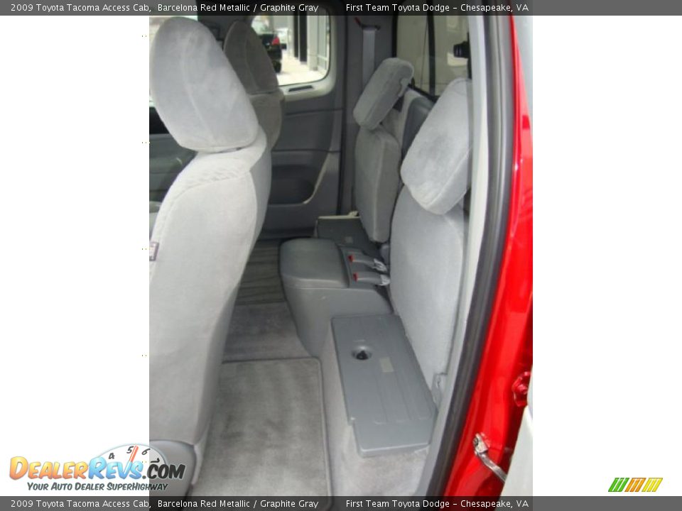 2009 Toyota Tacoma Access Cab Barcelona Red Metallic / Graphite Gray Photo #10