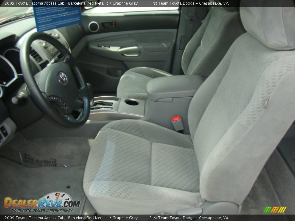 2009 Toyota Tacoma Access Cab Barcelona Red Metallic / Graphite Gray Photo #11
