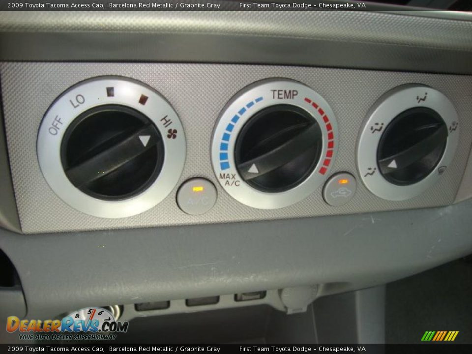 2009 Toyota Tacoma Access Cab Barcelona Red Metallic / Graphite Gray Photo #14