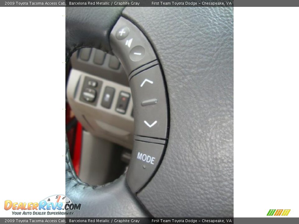 2009 Toyota Tacoma Access Cab Barcelona Red Metallic / Graphite Gray Photo #16