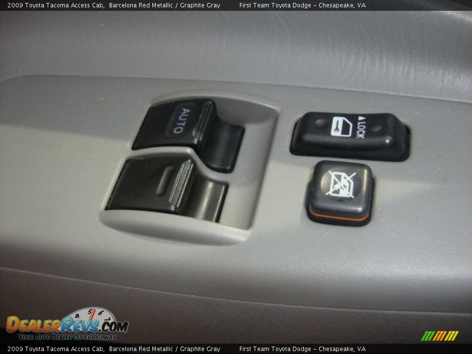 2009 Toyota Tacoma Access Cab Barcelona Red Metallic / Graphite Gray Photo #18