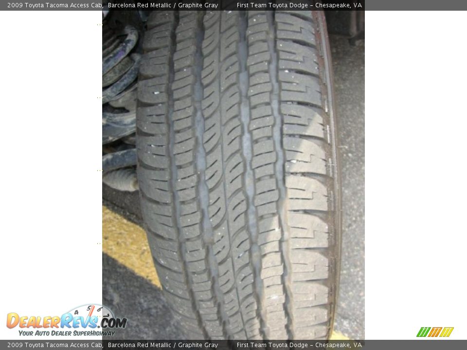 2009 Toyota Tacoma Access Cab Barcelona Red Metallic / Graphite Gray Photo #20