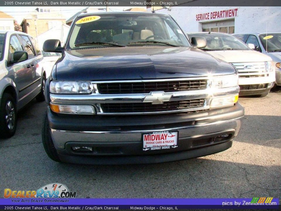 2005 Chevrolet Tahoe LS Dark Blue Metallic / Gray/Dark Charcoal Photo #7