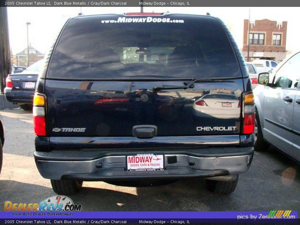 2005 Chevrolet Tahoe LS Dark Blue Metallic / Gray/Dark Charcoal Photo #8