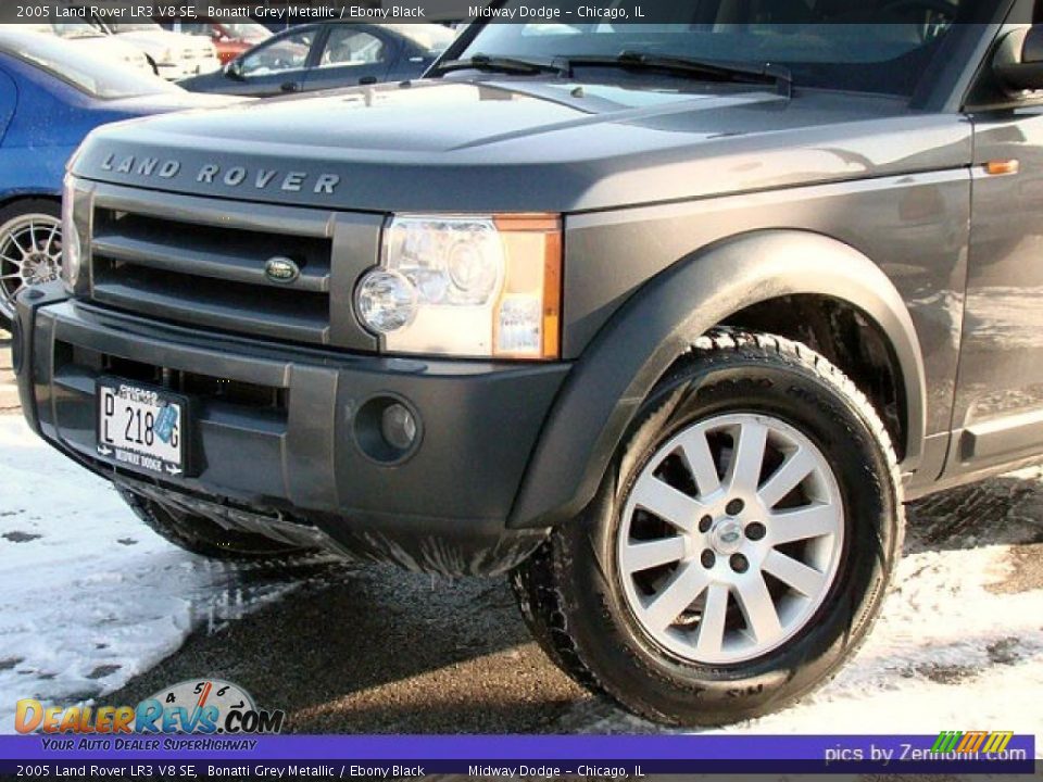 2005 Land Rover LR3 V8 SE Bonatti Grey Metallic / Ebony Black Photo #7