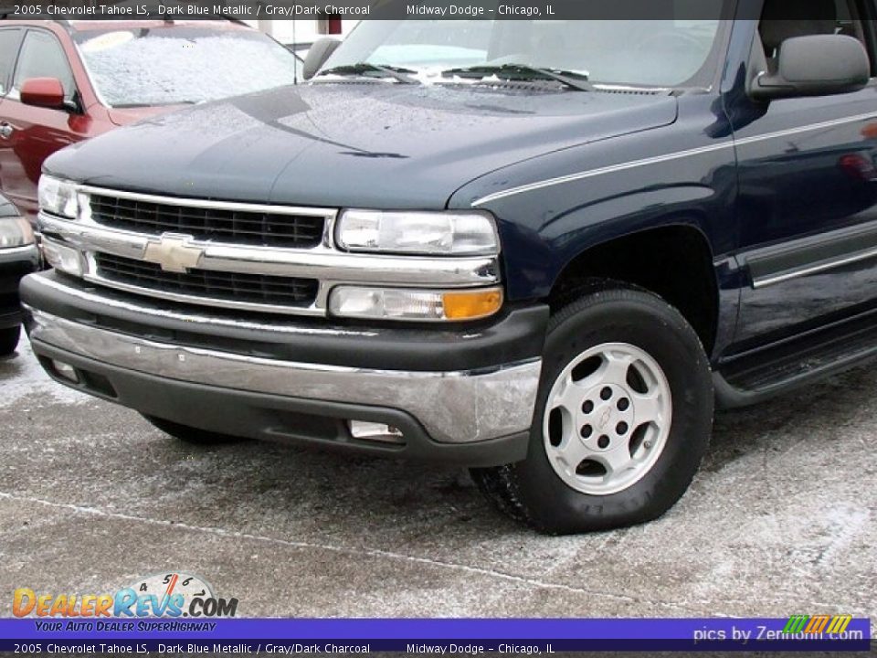 2005 Chevrolet Tahoe LS Dark Blue Metallic / Gray/Dark Charcoal Photo #7